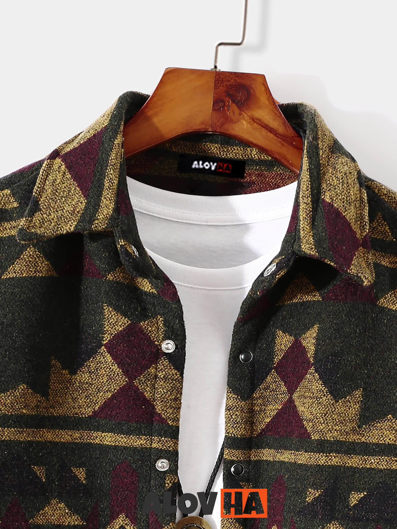 VARENO Braune Hemdjacke
