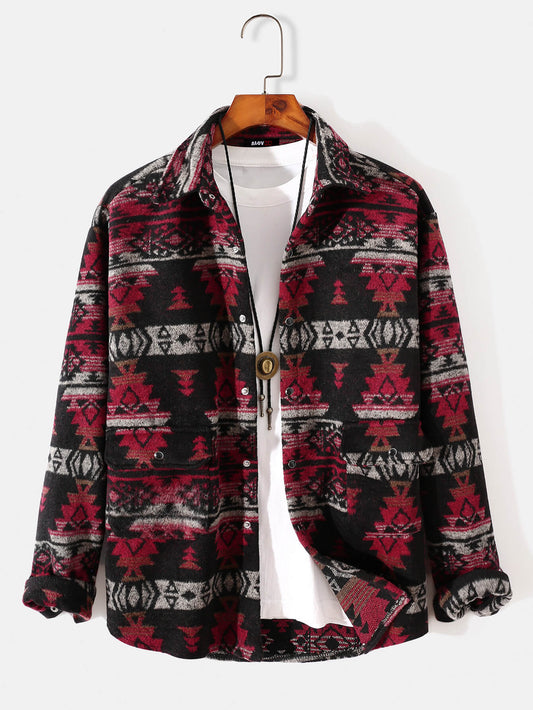 VARENO Rote Hemdjacke