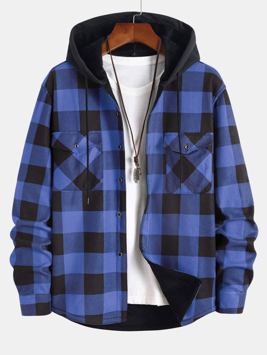 VARENO Flanell-Leinen-Hemdjacke