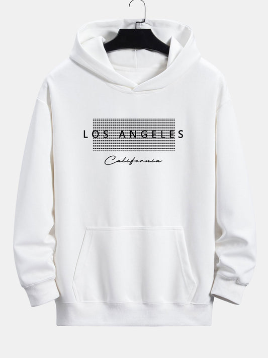 VARENO Los Angeles Karierter Hoodie