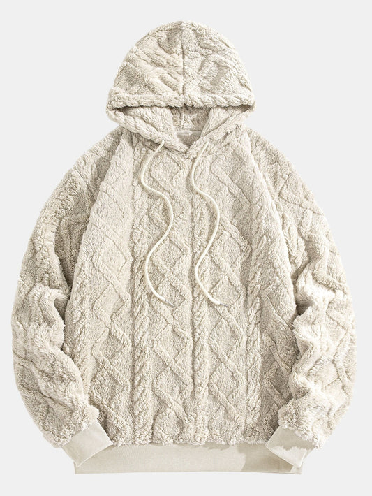 VARENO Geometrischer Hoodie