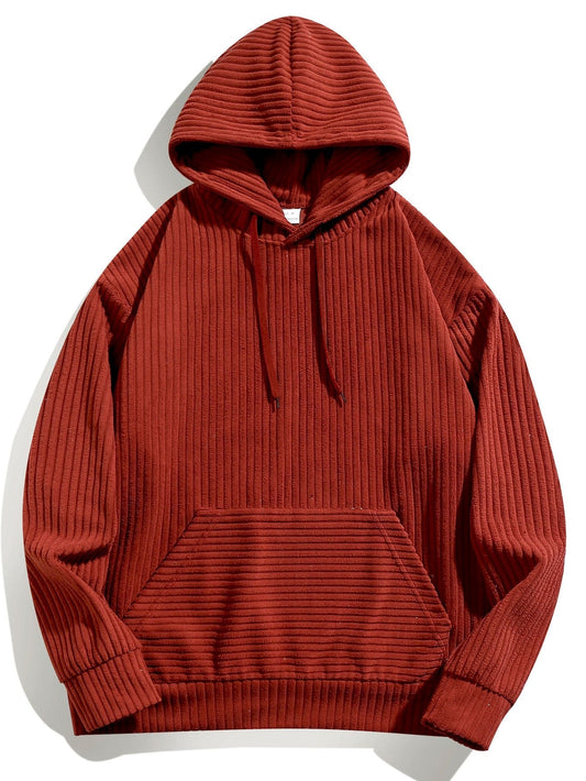 VARENO Relax Fit Cord-Hoodie
