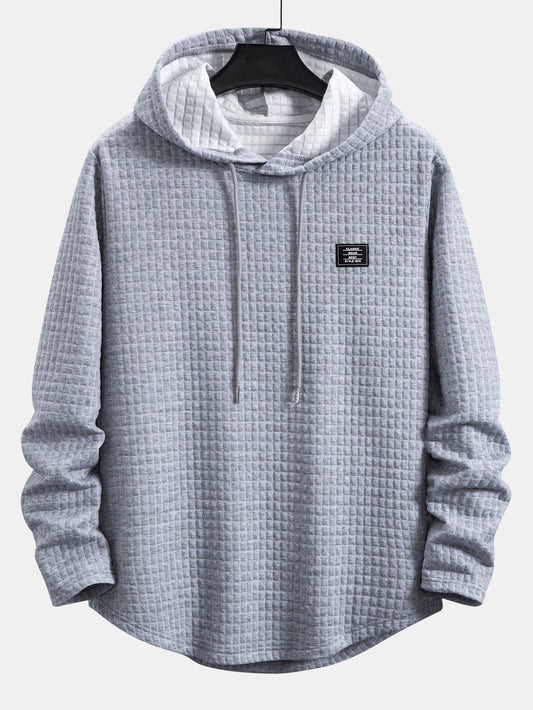 VARENO Einfarbiger Hoodie