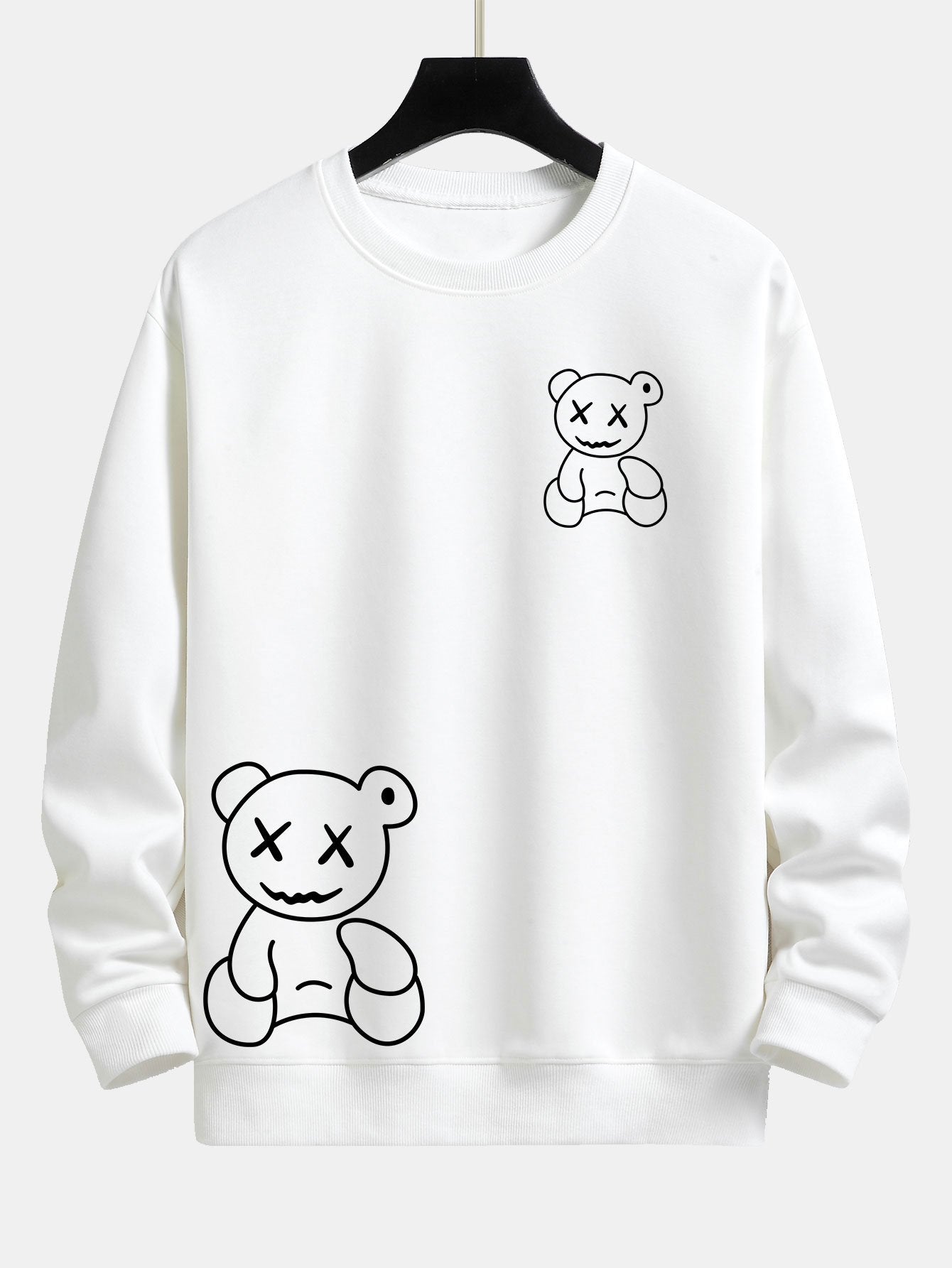VARENO Sweatshirt mit Bären-Print