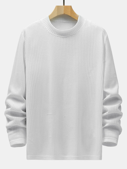 VARENO Waffel-Sweatshirt