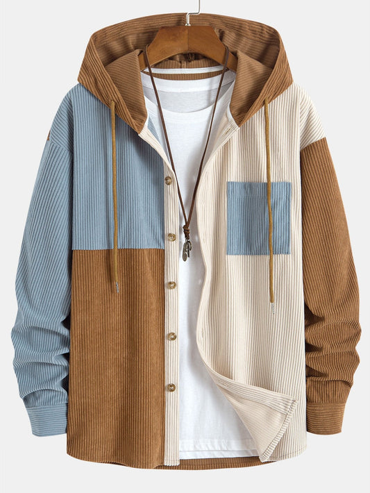 VARENO Colorblock-Hemd