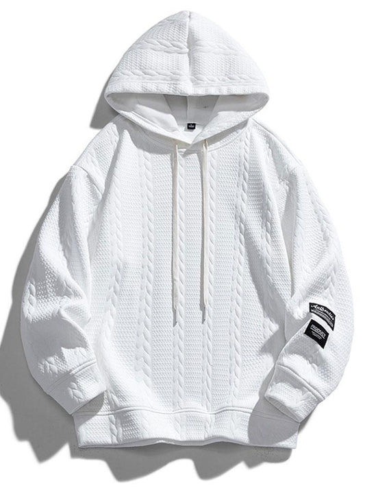 VARENO Weizen-Jacquard-Hoodie